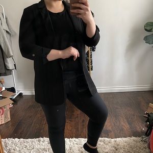 Just Fab Black Blazer Size Small
